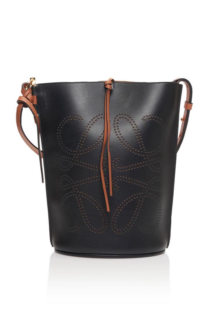 Loewe Gate Two-tone Leather Bucket Bag