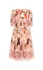 Dolce & Gabbana Printed Dress With Bow Tie 8-12 Years