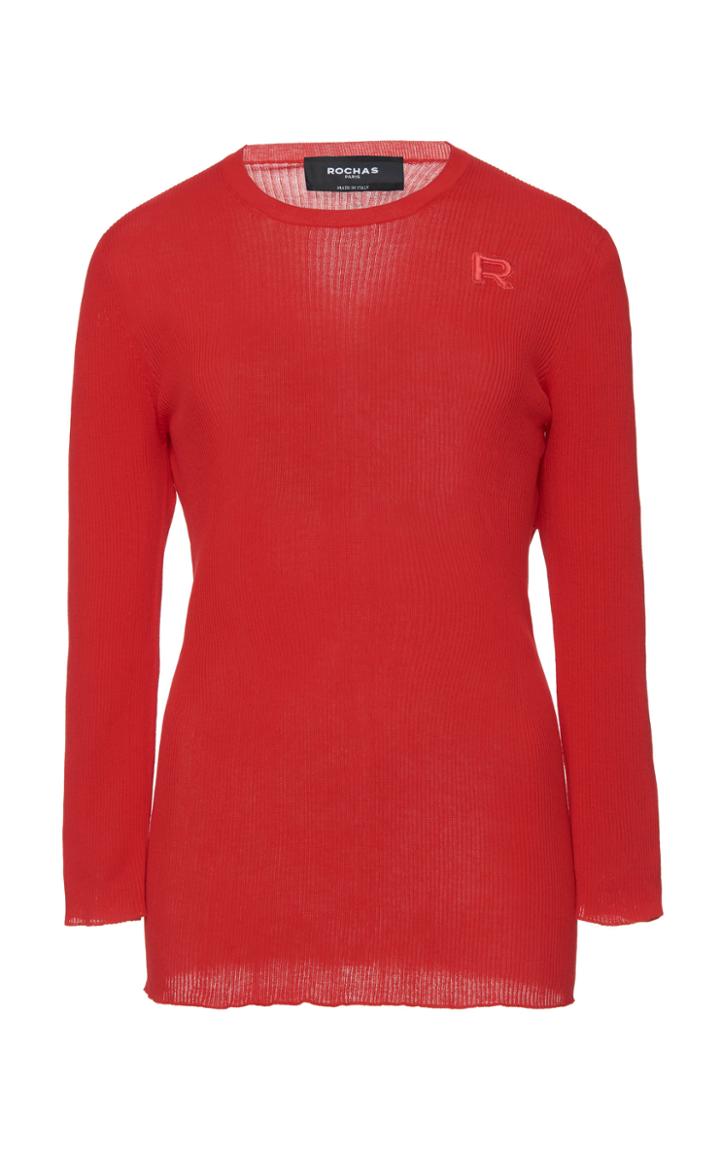 Rochas Round Neck Knit Top