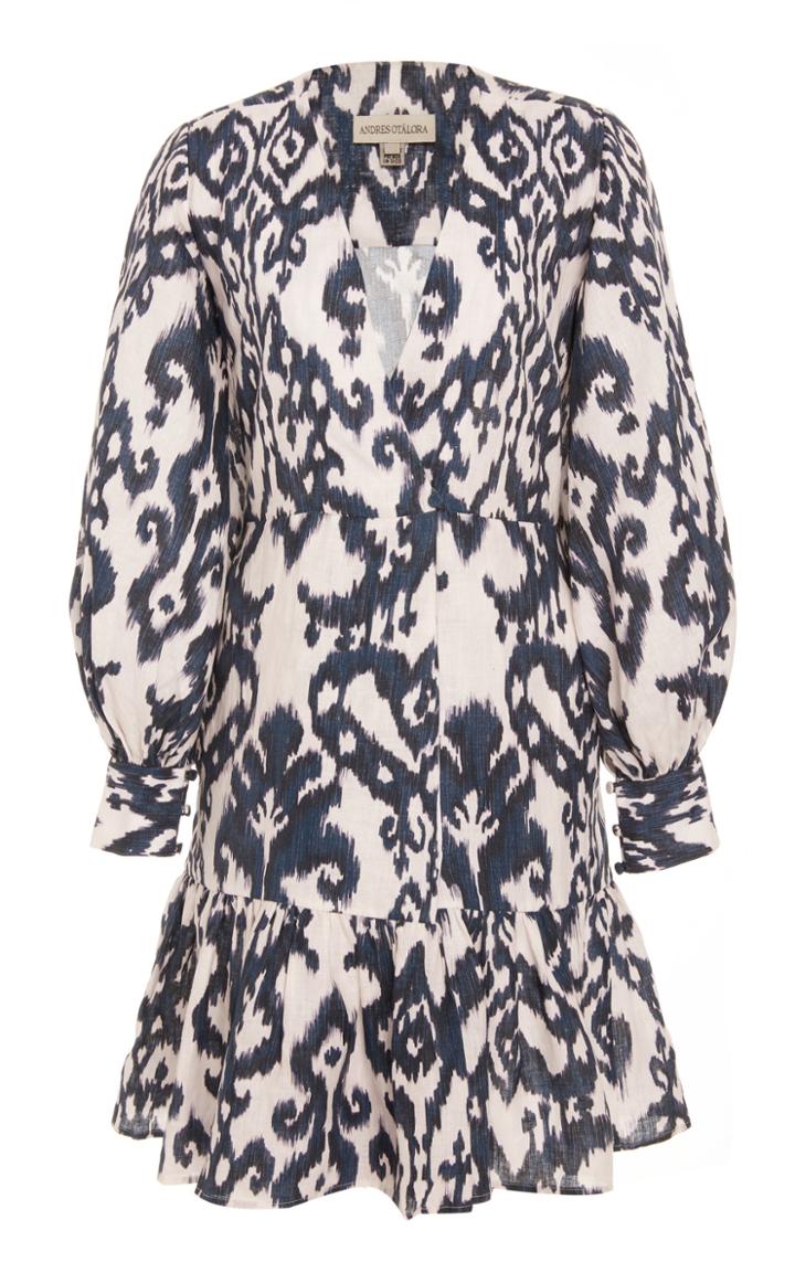 Andres Otalora Buroz Mini Dress With Belt