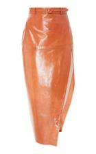 Zeynep Aray Leather Pencil Skirt