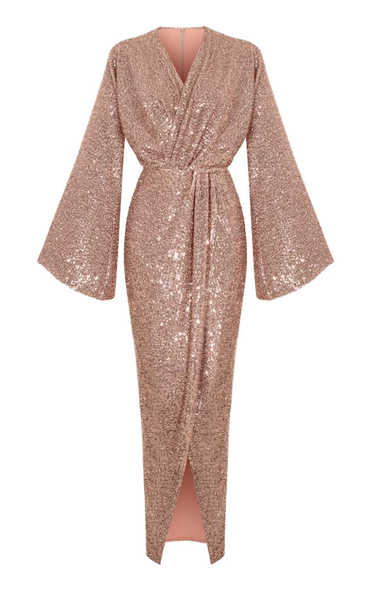 Rasario Twist-detailed Sequined Gown Size: 36