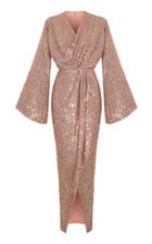 Rasario Twist-detailed Sequined Gown Size: 36