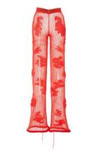 Acne Studios Koona Flower Net Trousers