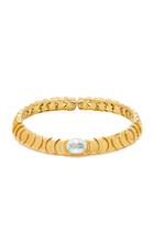 Vintage Marina B 18k Gold Aquamarine Choker