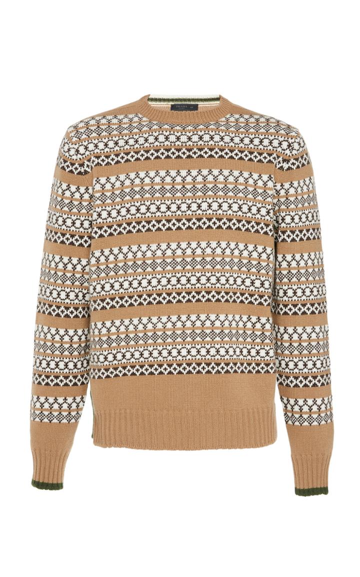 Prada Wool Fair Isle Sweater