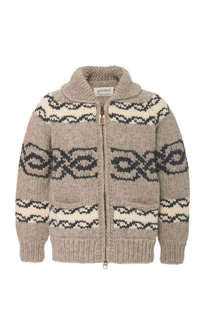 Granted Motif Links Intarsia Wool Vest