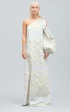 Moda Operandi Bernadette Antwerp Lucette One-shoulder Floral Cotton-poplin Dress