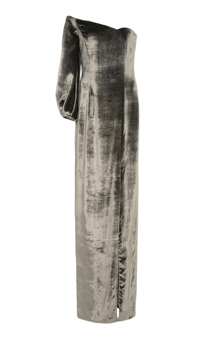 Marina Moscone Single Shoulder Gown