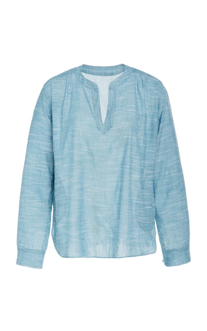 Alix Of Bohemia Limited Edition Evan Blouse In Cornflower