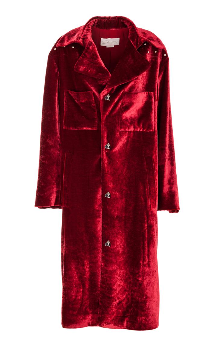 Genny Bordeaux Midi Jacket