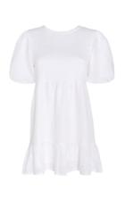 Moda Operandi Faithfull The Brand Lorica Cutout Smocked Linen Mini Dress