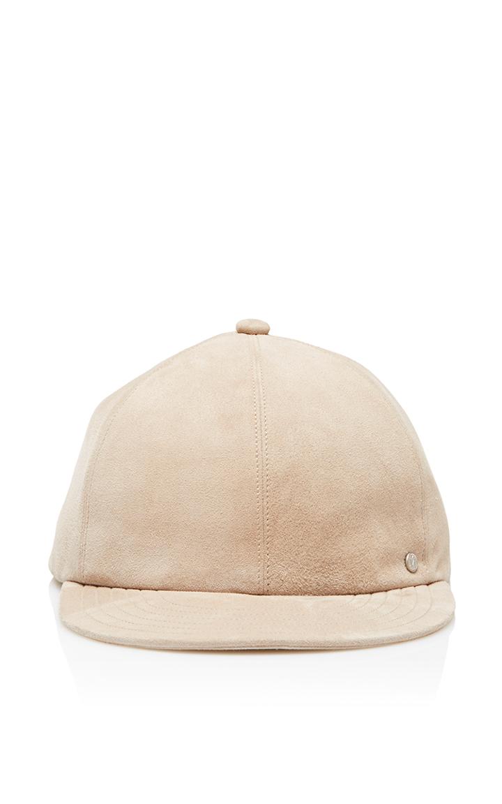 Maison Michel Hailey Evening Leather Baseball Cap