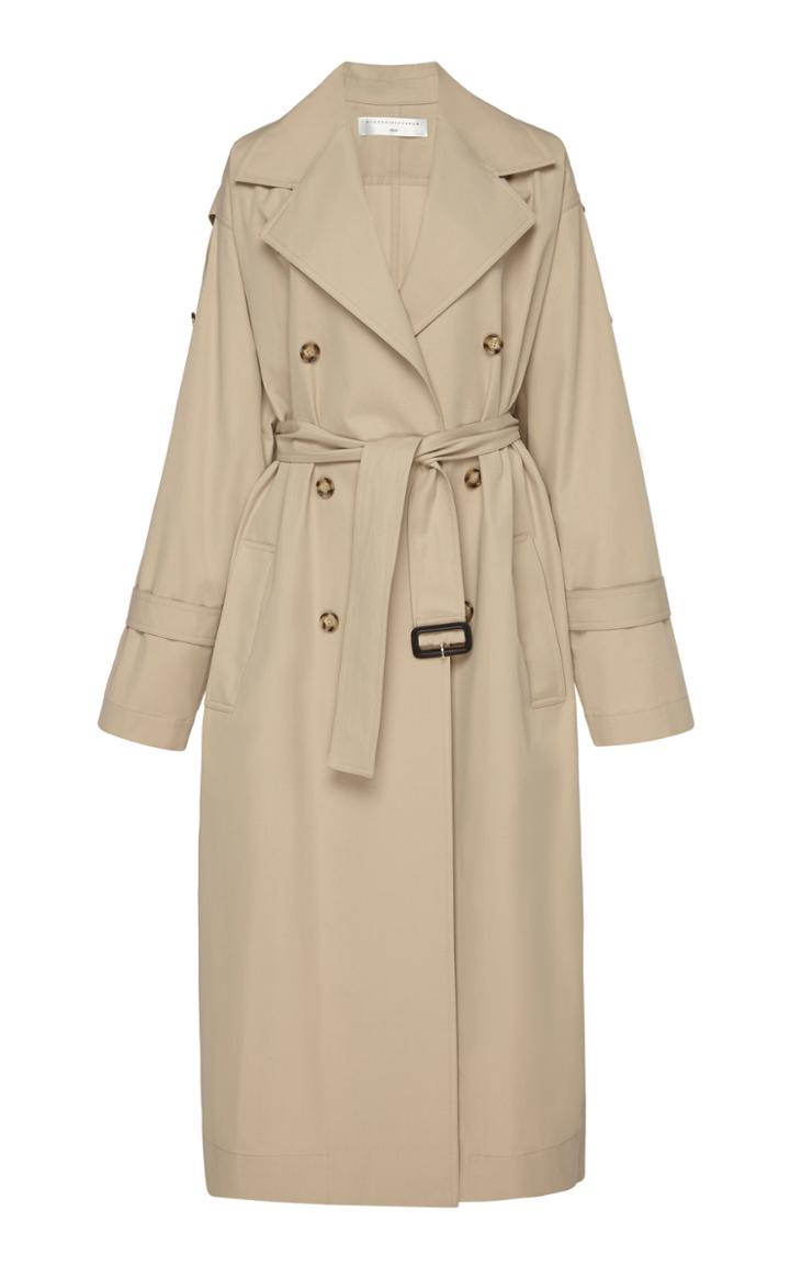 Moda Operandi Victoria Beckham Cotton Trench Coat Size: M