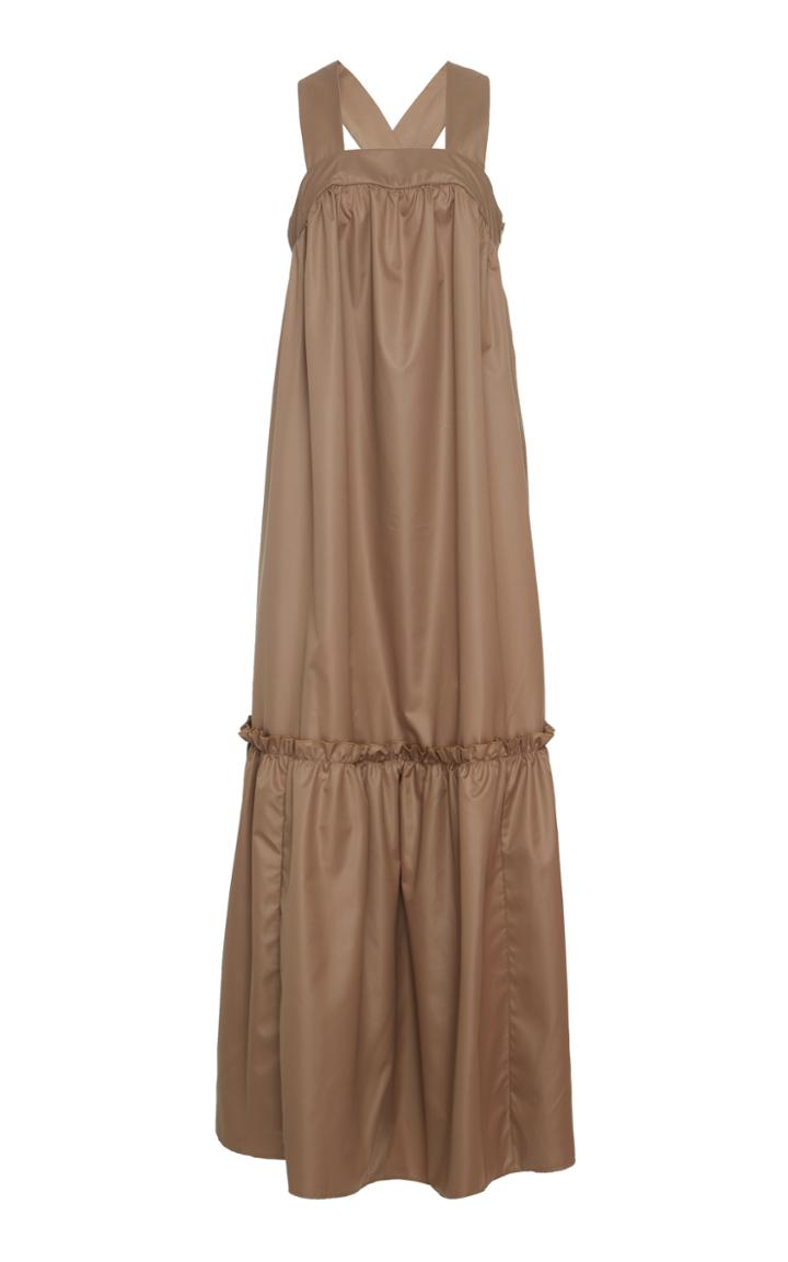Amber Sakai Cross Back Maxi Dress