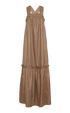 Amber Sakai Cross Back Maxi Dress
