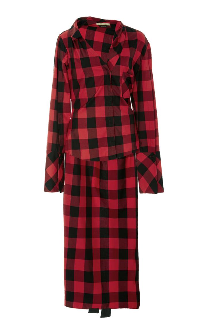 Hellessy Kirstin Buffalo Check Top