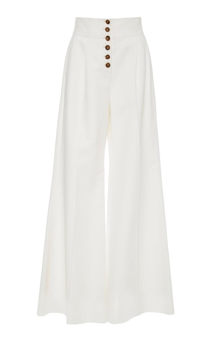 A.l.c. Morris Pleated High-waisted Wide Leg Pant