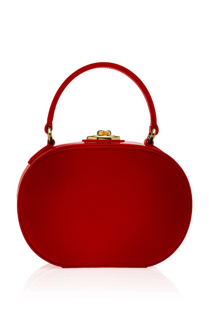 Mark Cross Small Gianna Leather Oval Bag