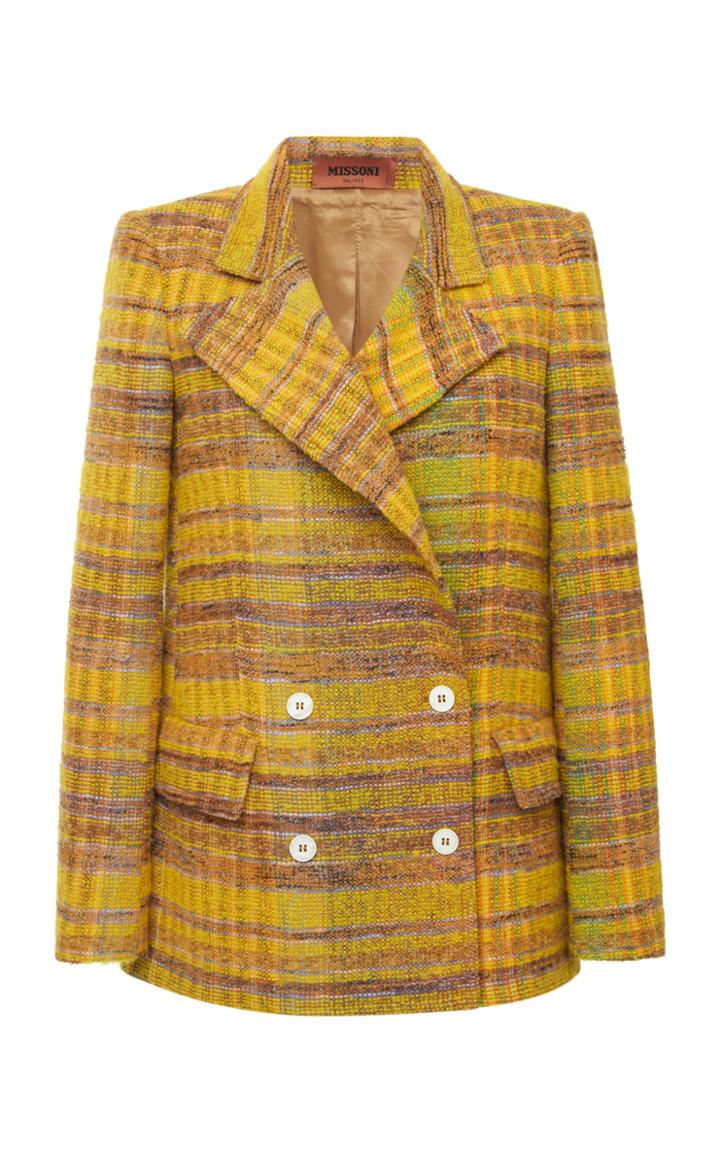 Missoni Multicolored Check Boucle Jacket