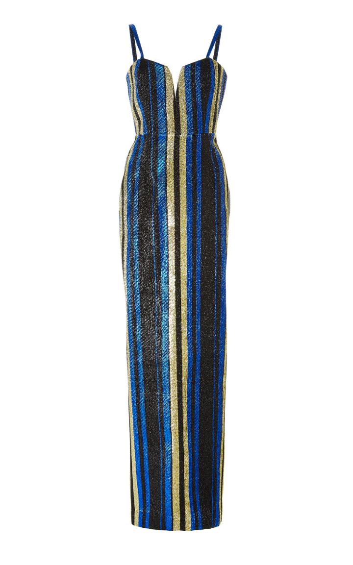 Alice Mccall One World Striped Maxi Dress