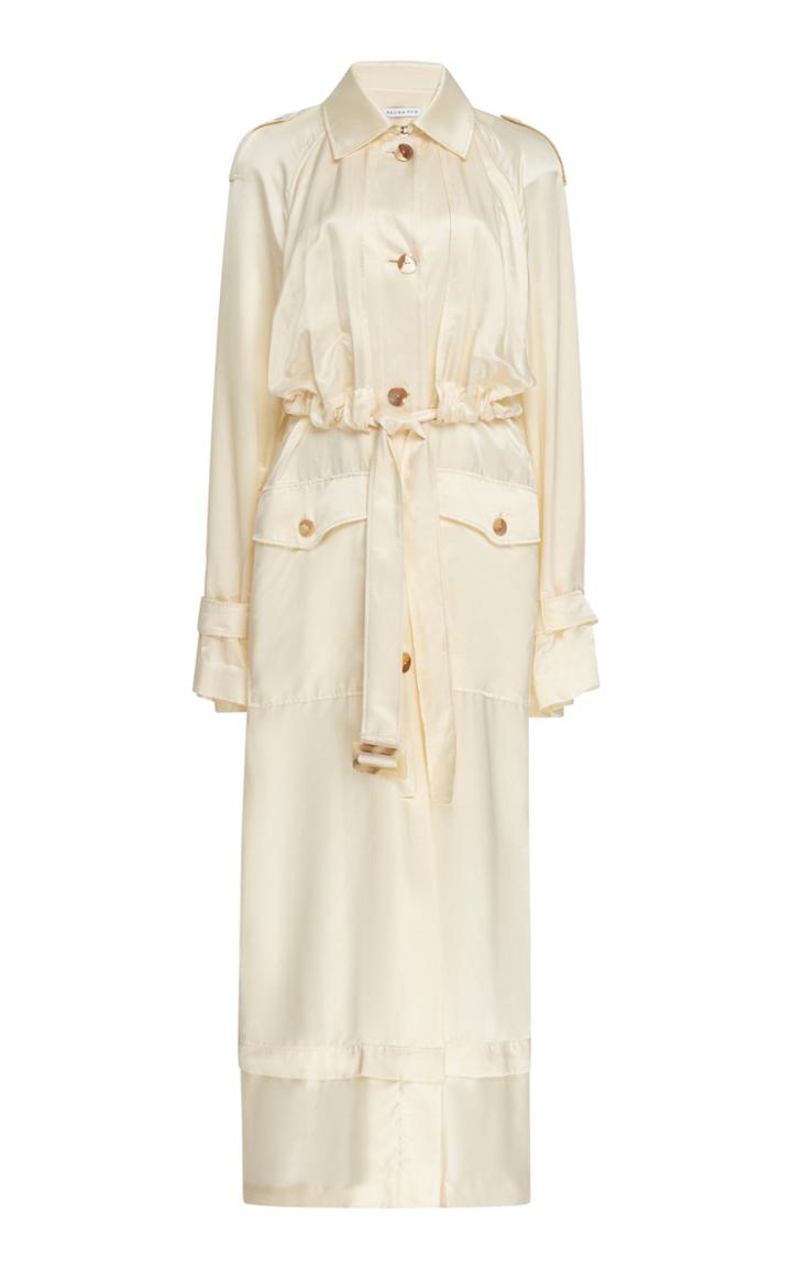 Rejina Pyo Wren Silk Trench
