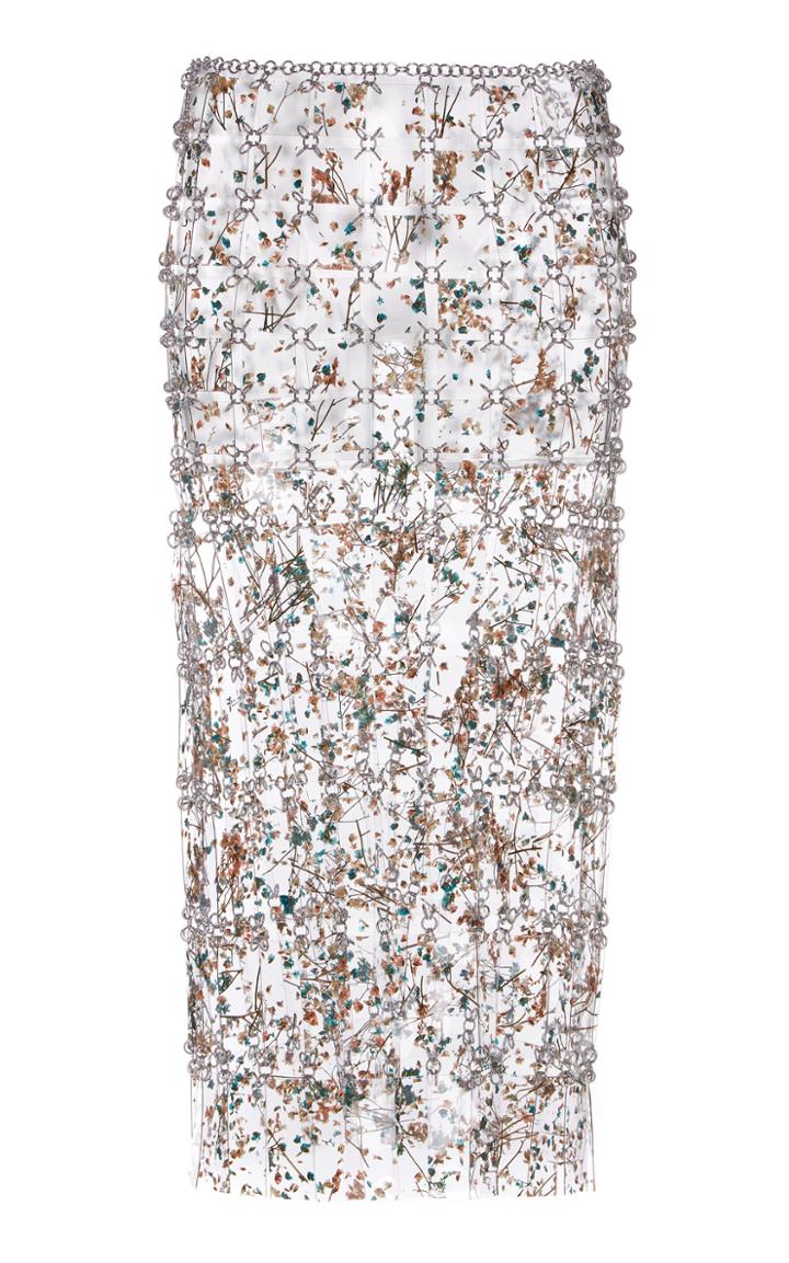 Paco Rabanne Plastic Tile Midi Skirt