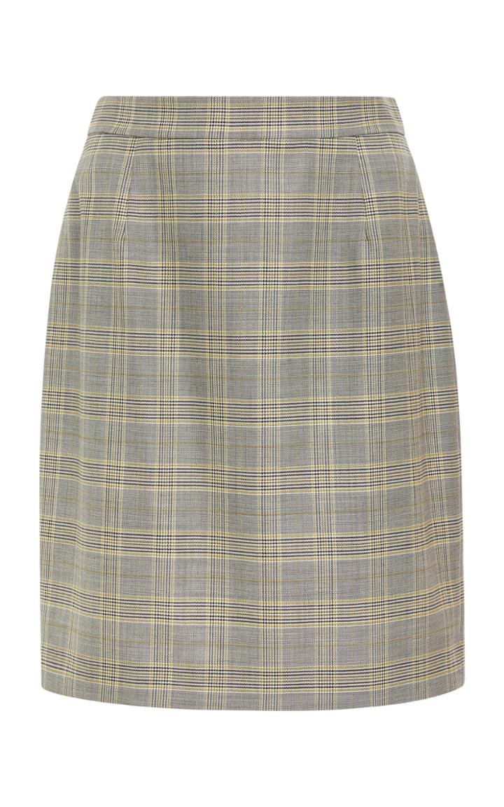 Escada Randun Plaid Mini Skirt