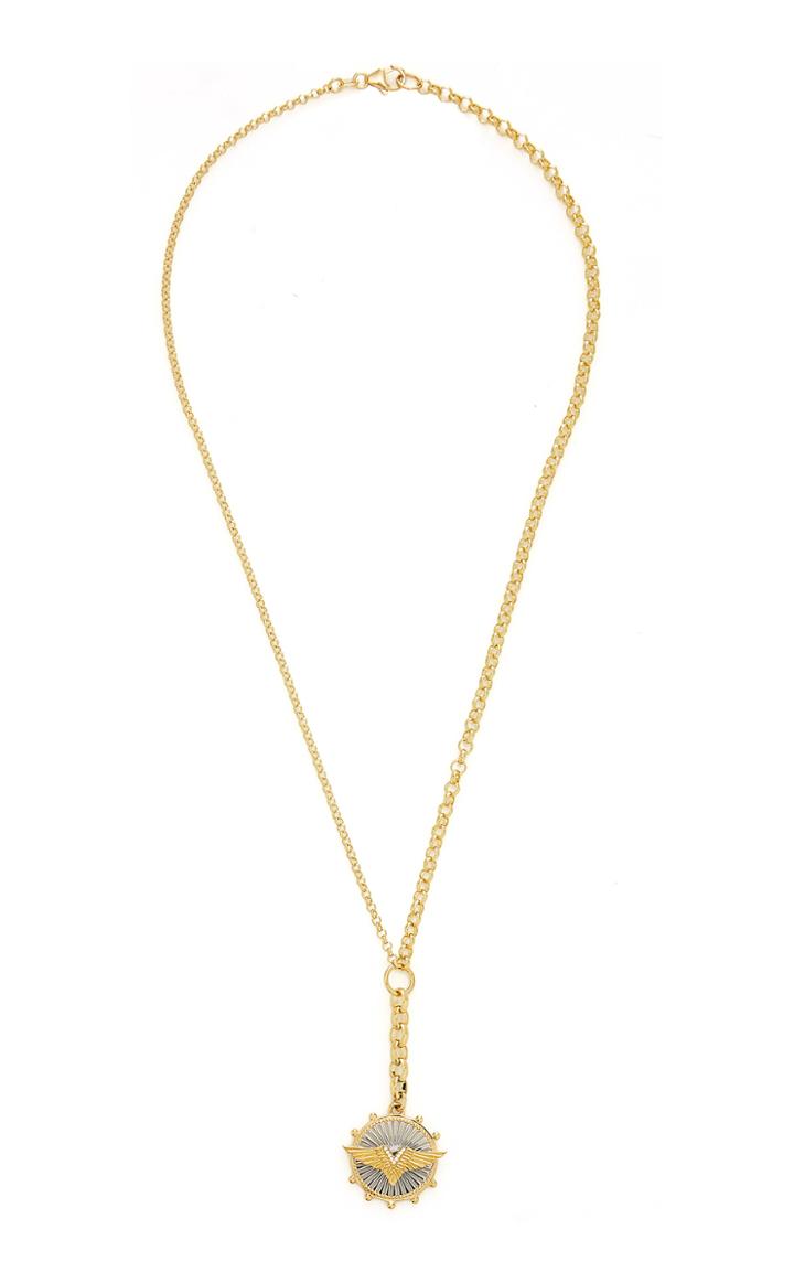 Moda Operandi Foundrae Passion 18k Gold And Diamond Necklace
