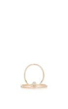 White/space Carlo 14k Gold Diamond Ring