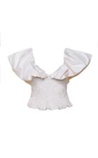 Moda Operandi Johanna Ortiz Intellectual Femme Cotton-poplin Peplum Top