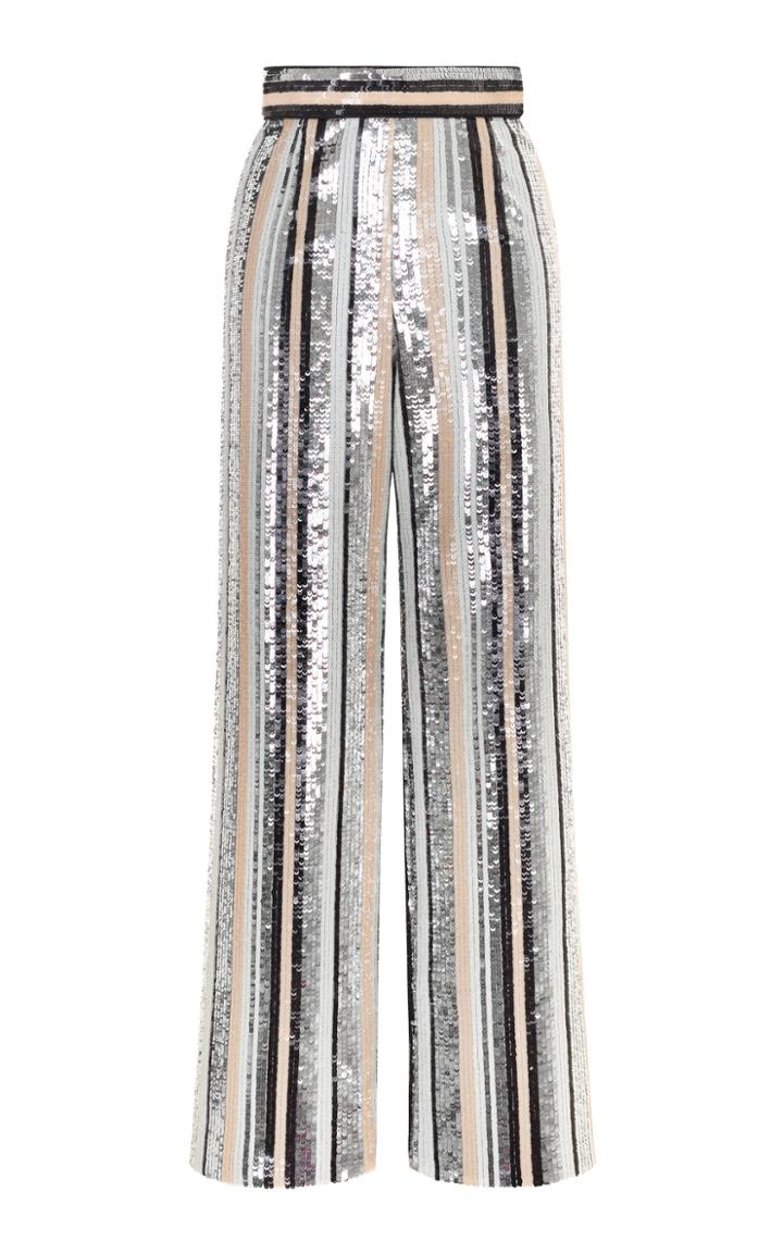 Rasario Wide Leg Sequin Pants