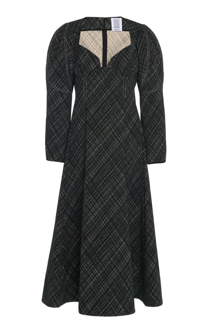 Rosie Assoulin Don't Call Me Sweetheart Patterned Cotton-knit Dress