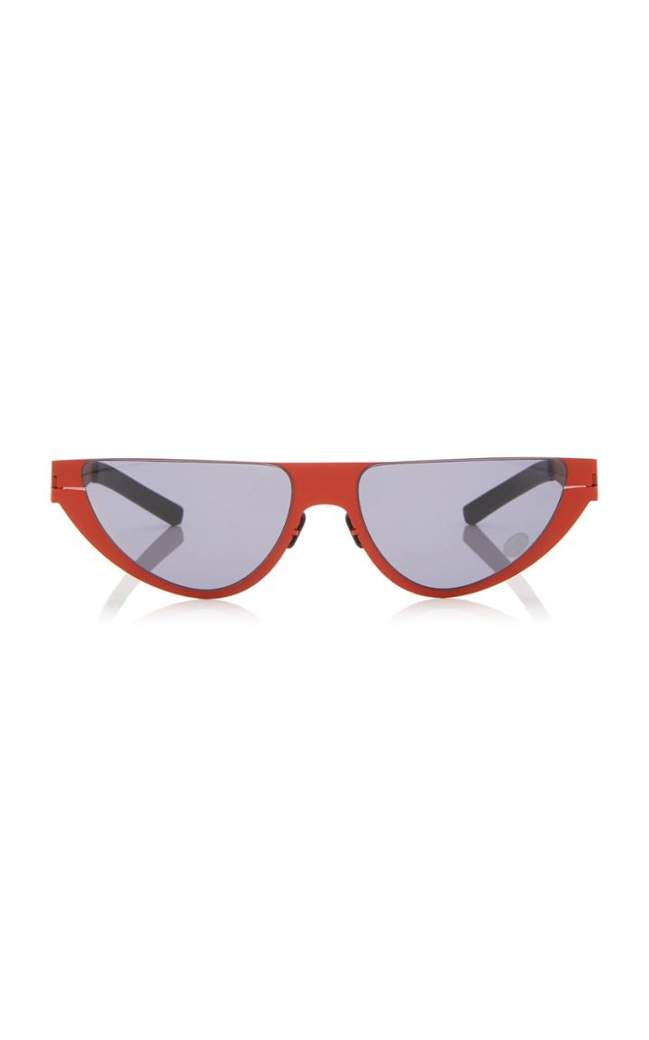 Mykita Kitt Cat-eye Stainless Steel Sunglasses