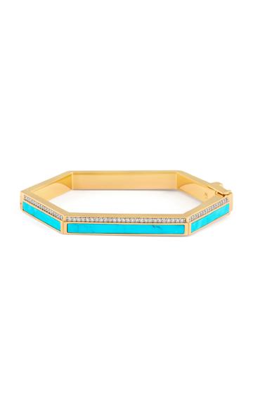 Moda Operandi Emily P. Wheeler 18k Yellow Gold Hexagon Bracelet