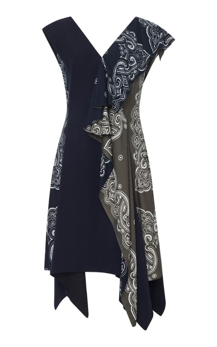 Adeam Deconstructed Ruffle Dress
