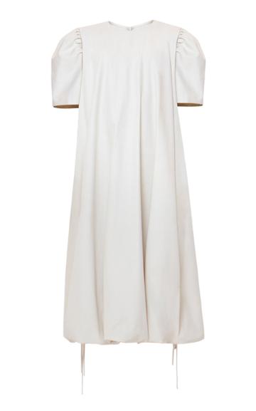 The Gang Puffed Sleeve Midi Shift Dress