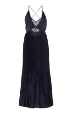Moda Operandi Jonathan Simkhai Lace-accented Pleated Midi Dress Size: 0