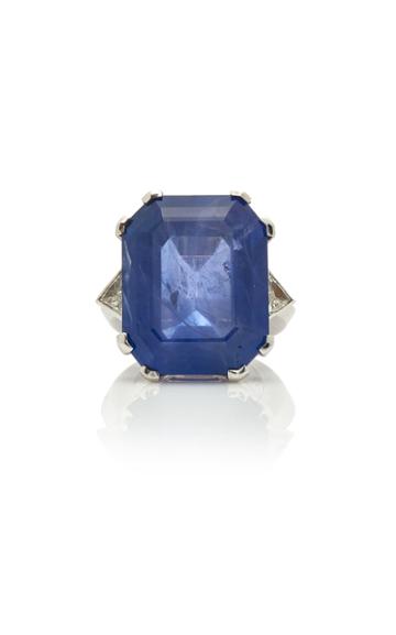 Eleuteri Ceylon Sapphire And Diamond Ring