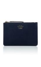 Smythson M'o Exclusive Monogrammable Bond Small Trouvel Pouch