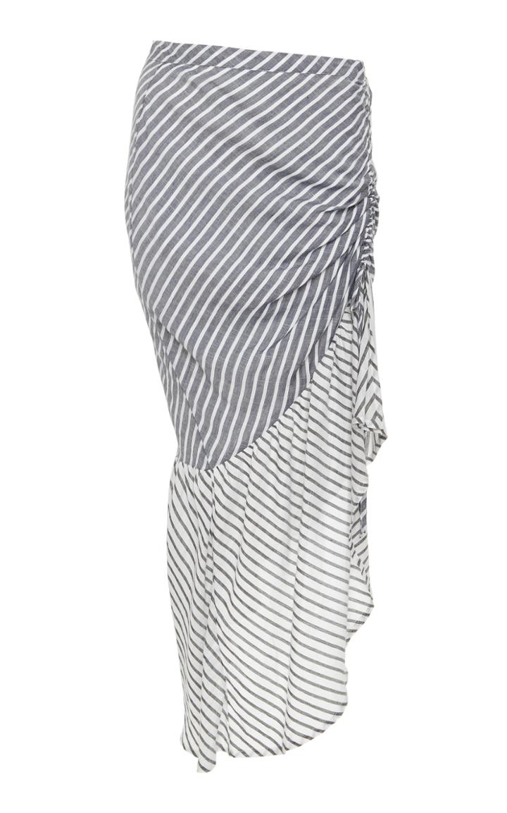 Suboo Ziggy Ruched Stripe Skirt