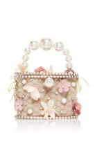 Rosantica Holli Fresia Pearl-embellished Brass Bag