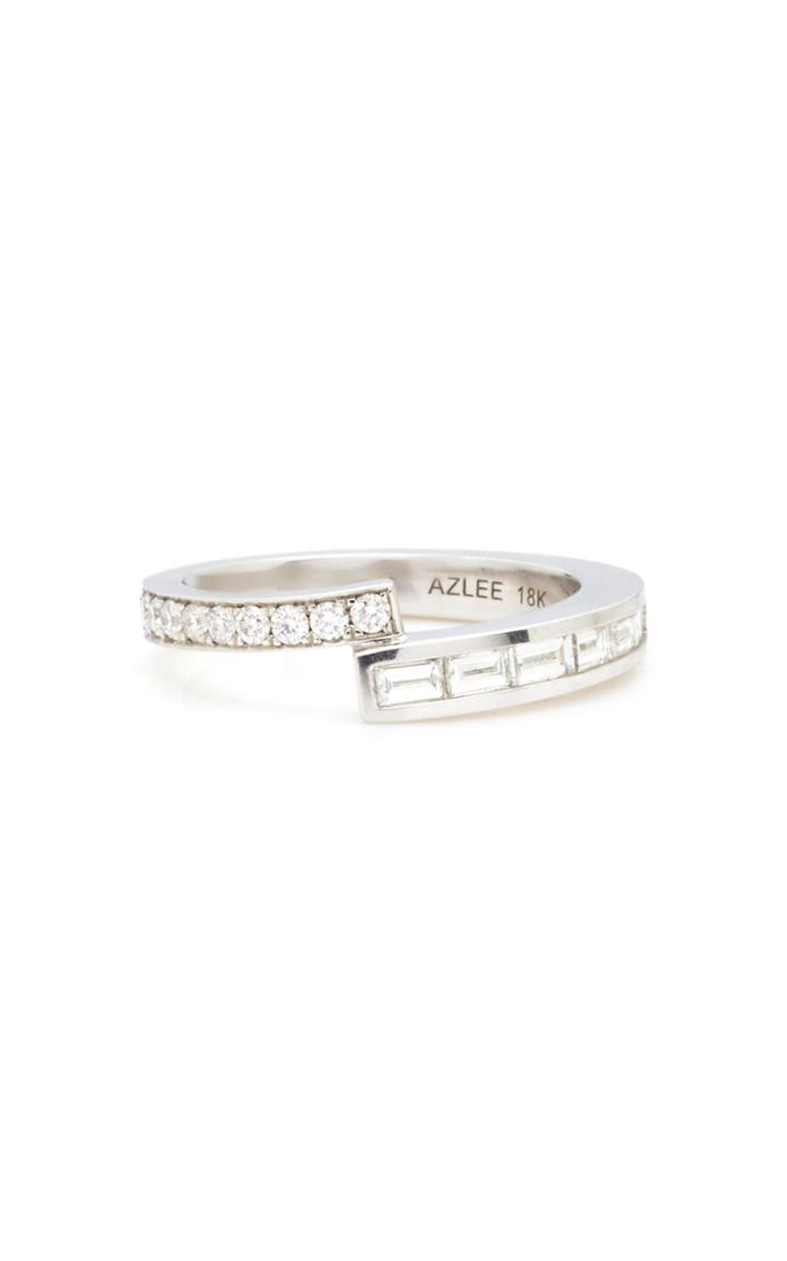 Moda Operandi Azlee Pave And Baguette Diamond Band Size: 5.25