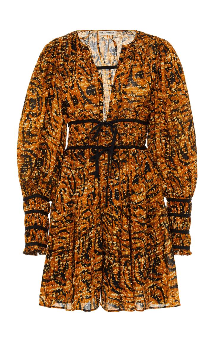Moda Operandi Ulla Johnson Kesia Cotton Mini Dress Size: 0