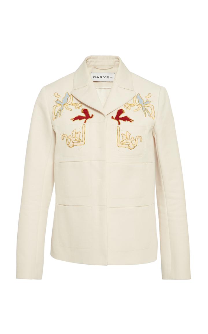 Carven Embroidered Jacket