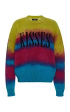 Amiri Kisses Striped Cotton-blend Sweater