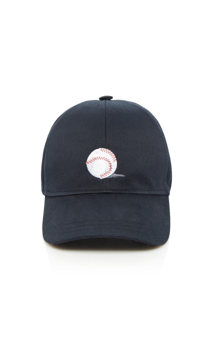Thom Browne 6-panel Embroidered Cotton Baseball Hat