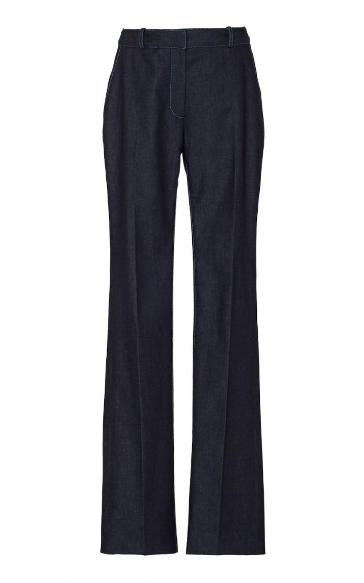 Carolina Herrera Cotton Straight-leg Pants