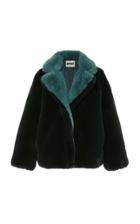 Apparis Kendall Cropped Two-tone Faux Fur Coat