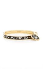 Foundrae Dark Blossoms Handcuff Bangle